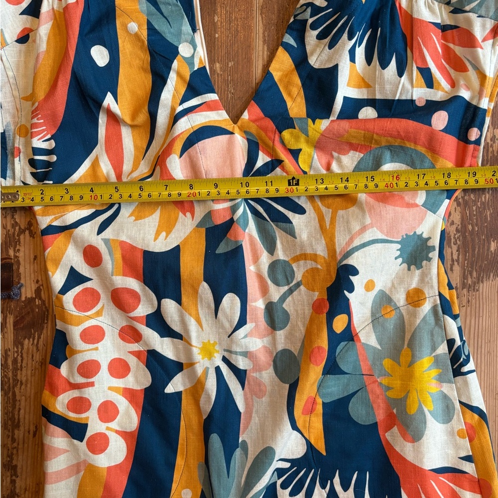 Lesley Evers Tropical Vibes belted Mini Dress. XS - Picture 6 of 12